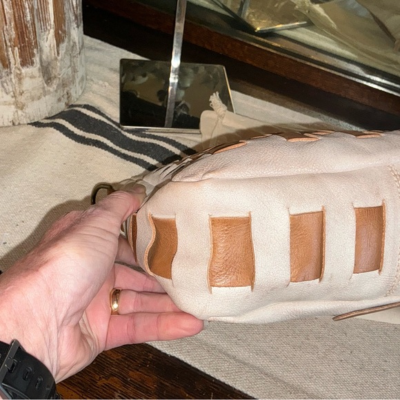 NWT Bed Stu Leather Keiki Crossbody Bag Handbag Nectar Lux Tan Rustic MSRP $235 - Picture 9 of 14